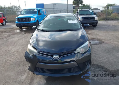 2016 Toyota Corolla Le из США, поврежденный, VIN 2T1BURHE9GC720754